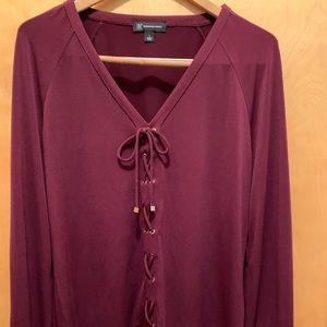 INC lightweight sweater/blouse size L